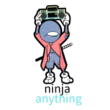 Ninja Anything Sticker